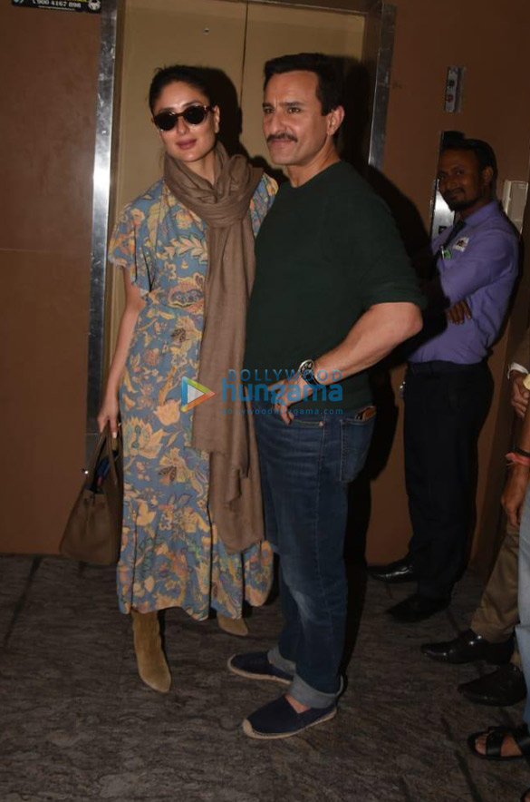 photos saif ali khan and kareena kapoor khan spotted at juhu pvr 2