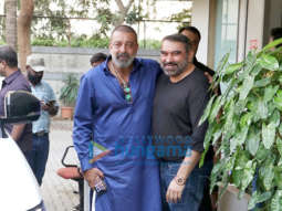 Photos: Sanjay Dutt and Sara Ali Khan snapped at Aanand L Rai’s office