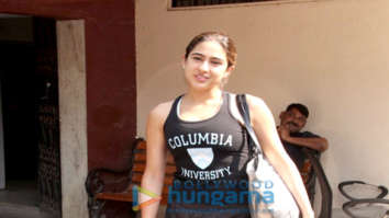 Photos: Sara Ali Khan and Janhvi Kapoor spotted at the Pilates gym