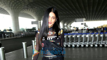 Photos: Shruti Haasan and Angad Bedi snapped at the airport
