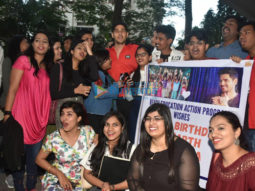 Photos: Sidharth Malhotra celebrates his birthday with fans