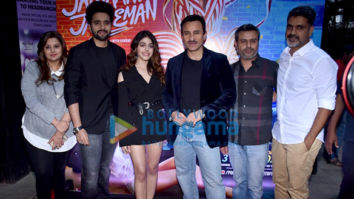 Photos: Saif Ali Khan and Alaya Furniturewalla grace the song launch of ‘Gallan Kardi’ from their film ‘Jawaani Jaaneman’