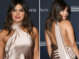 Priyanka Chopra goes glamorous in champagne colour Nicolas Jebran backless gown for Pre-Grammys 2020 party