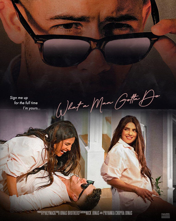 Priyanka Chopra recreates Tom Cruise's Risky Business scene with Nick Jonas for What A Man Gotta Do music video