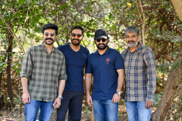 RRR: Ram Charan, Ajay Devgn and Jr. NTR shoot for SS Rajamouli's grand period drama