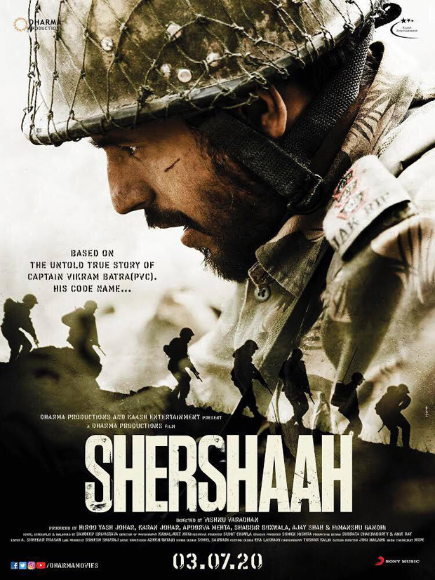 Shershaah First Look Sidharth Malhotra is Captain Vikram Batra in intriguing posters, film to release on July 3, 2020