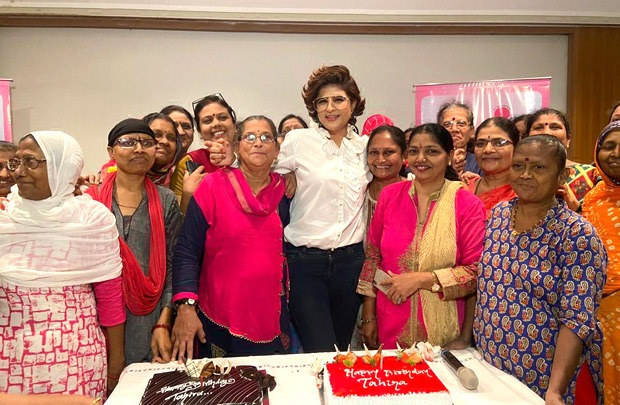 Tahira Kashyap celebrates birthday with breast cancer survivors at Tata Memorial Hospital Tahira Kashyap celebrates birthday with breast cancer survivors at Tata Memorial Hospital
