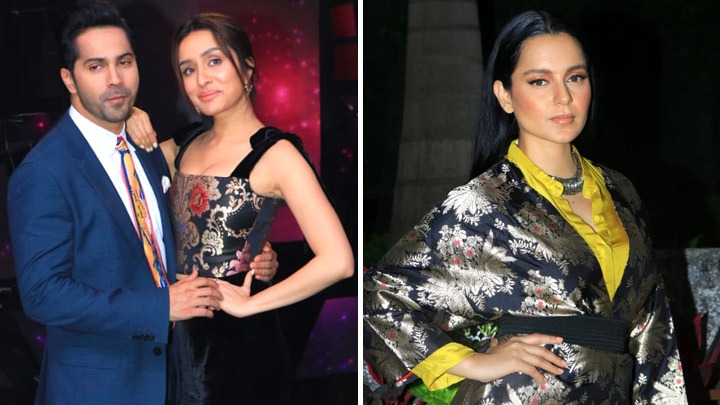 Varun Dhawan, Shraddha Kapoor and Kangna Promoting Street Dancer 3D & Panga on Indian Idol Season 11 Set