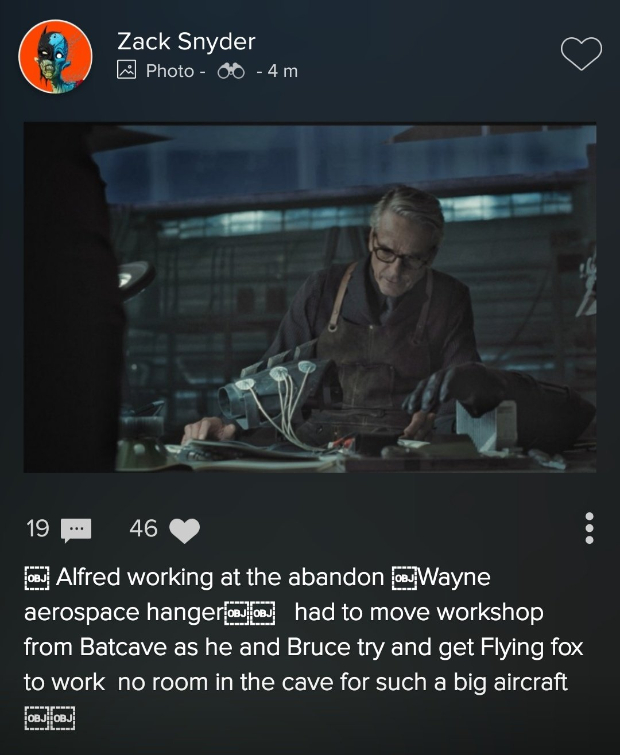Zack Snyder releases new photos of Alfred and Atom from Justice League Zack Snyder releases new photos of Alfred and Atom from Justice League