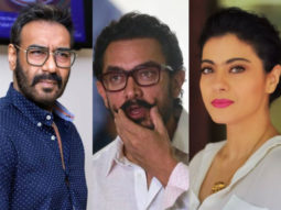 Ishq actors Ajay Devgn, Aamir Khan and Kajol reunite at the screening of Tanhaji:The Unsung Warrior