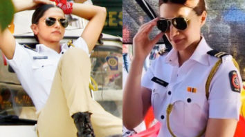After Deepika Padukone, Kriti Sanon becomes a traffic cop for a television commercial; see pics