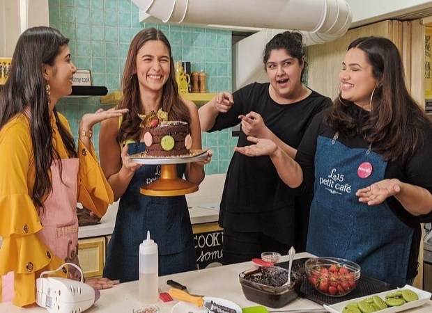Alia Bhatt is all smiles as she bakes a cake with her fan and Pooja Dhingra for Anshula Kapoor’s Fankind