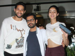 Ananya Panday, Siddhant Chaturvedi and Shakun Batra spotted at Farmers’ Cafe in Bandra