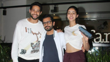 Ananya Panday, Siddhant Chaturvedi and Shakun Batra spotted at Farmers’ Cafe in Bandra