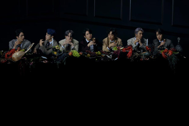 BTS drops third concept photos ahead of Map Of The Soul 7 & it feels like Da Vinci's The Last Supper