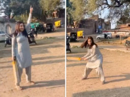 Bhumi Pednekar plays gully cricket with Bhopal residents amid Durgavati shooting, watch video