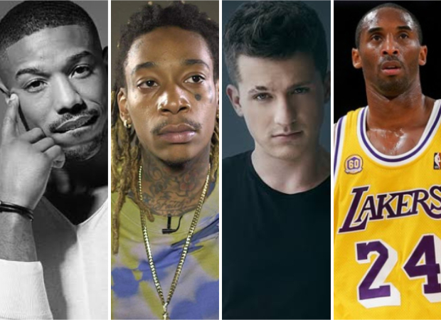 Michael B. Jordan, Wiz Khalifa and Charlie Puth pay emotional tribute to late Kobe Bryant Michael B. Jordan, Wiz Khalifa and Charlie Puth pay emotional tribute to late Kobe Bryant