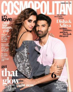 Disha Patani And Aditya Roy Kapur On The Cover Of Cosmopolitan