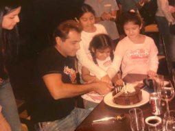 Throwback: Sanjay Kapoor shares an old picture of himself with little Janhvi, Khushi and Shanaya Kapoor