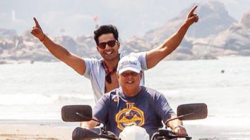 Varun Dhawan and ‘daddy cool’ David Dhawan ride an ATV in Goa, see photo