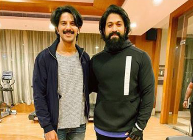 'When Kurup met Rocky bhai': Dulquer Salmaan shares picture with KGF star Yash