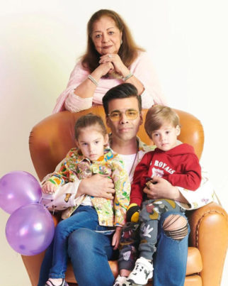 Karan Johar shares family portrait featuring his mother and kids, thanks the universe on his twins Yash – Roohi’s 3rd birthday
