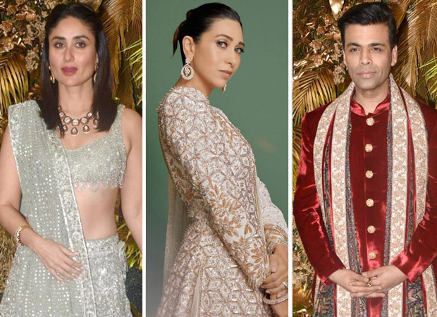 Kareena Kapoor Khan, Karisma Kapoor and Karan Johar enthrall with their 'Bole Chudiyan' performance at Armaan Jain - Anissa Malhotra's wedding reception