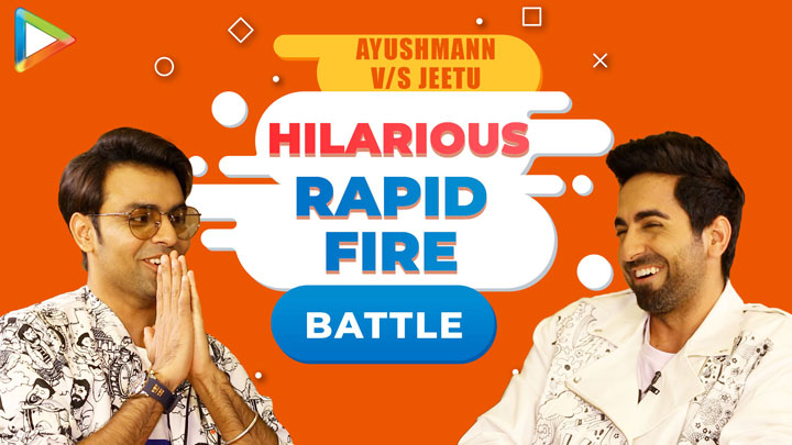 LAUGH RIOT: Ayushmann v/s Jeetu- Rapid Fire on Ranveer, Sara, Yami, Gay couples | SMZS LAUGH RIOT: Ayushmann v/s Jeetu- Rapid Fire on Ranveer, Sara, Yami, Gay couples | SMZS