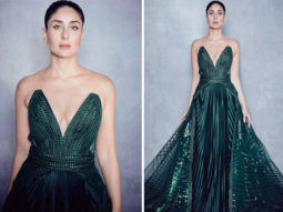 Lakme Fashion Week 2020: Kareena Kapoor Khan stuns in bright green gown with plunging neckline as she closes the finale walking for Amit Aggarwal