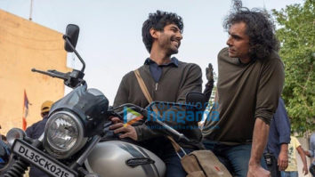 on the sets of the movie Love Aaj Kal