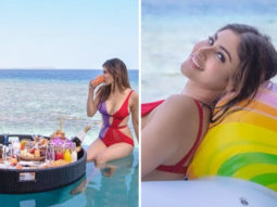 Mouni Roy gives major vacation vibes in two-toned monokini worth over Rs. 6000 only