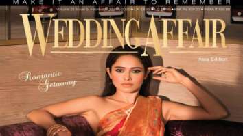 Nushrat Bharucha on the cover of Wedding Affair
