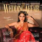Nushrat Bharucha is saree-clad scintillating diva on the cover of Wedding Affair