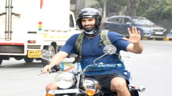Photos: Aditya Roy Kapur snapped on a bike at Carter Road, Bandra