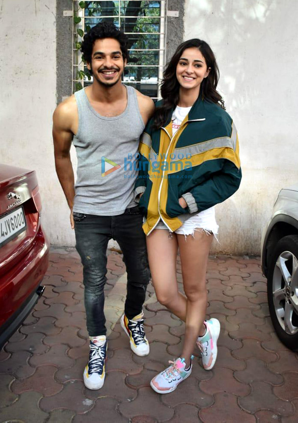 Photos: Ananya Panday and Ishaan Khatter snapped at a dance class in Andheri