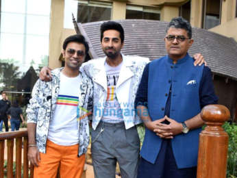 Photos: Ayushmann Khurrana, Jitendra Kumar, Neena Gupta and others snapped during Shubh Mangal Zyada Saavdhan promotions