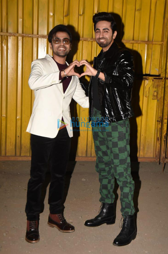 photos ayushmann khurrana neena gupta and jitendra kumar snapped promoting their film shubh mangal zyada saavdhan 3