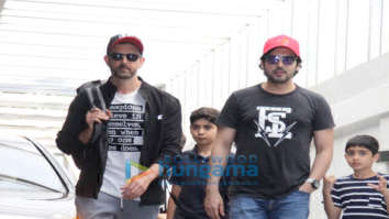 Photos: Hrithik Roshan, Zayed Khan and Madhuri Dixit spotted at Hakkasan in Bandra