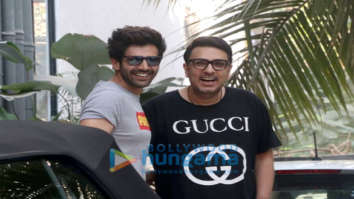 Photos: Kartik Aaryan and Janhvi Kapoor spotted at Maddock Films’ office