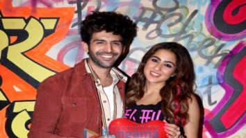 Photos: Kartik Aaryan and Sara Ali Khan snapped during Love Aaj Kal promotions