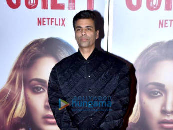 Photos Kiara Advani and Karan Johar snapped at the trailer launch of Netflix’s web series Guilty at Juhu PVR