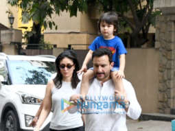 Photos: Saif Ali Khan, Kareena Kapoor Khan and Taimur Ali Khan spotted in Bandra
