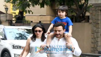 Photos: Saif Ali Khan, Kareena Kapoor Khan and Taimur Ali Khan spotted in Bandra