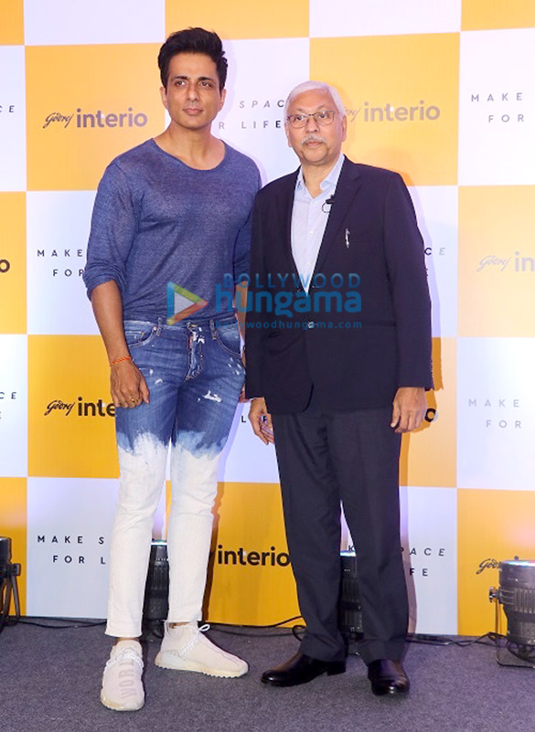 Photos: Sonu Sood launches the Godrej Interio campaign Make Space for Life