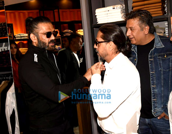 photos suniel shetty snapped at the launch of the rookies jeans 4