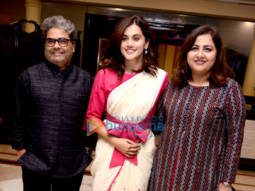 Photos: Taapsee Pannu, Vishal Bhardwaj and Anubhav Sinha snapped during Thappad press conference