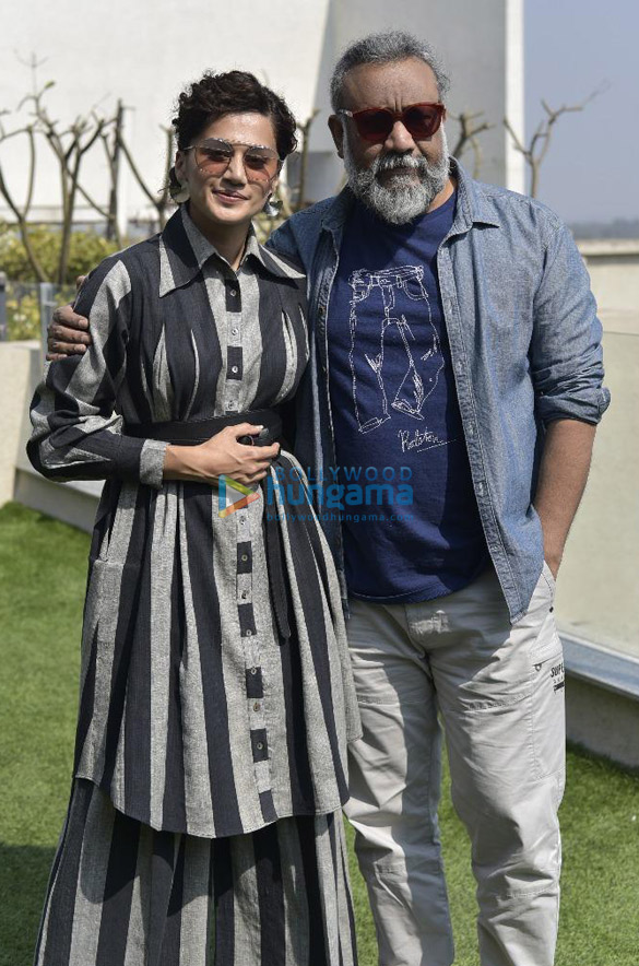 Photos: Taapsee Pannu and Anubhav Sinha snapped promoting their film Thappad