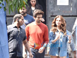 Photos: Kartik Aaryan and Tara Sutaria snapped during a shoot