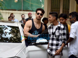 Photos: Tiger Shroff snapped at a dubbing studio in Juhu