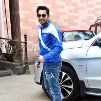 Photos: Varun Dhawan snapped at a dubbing studio